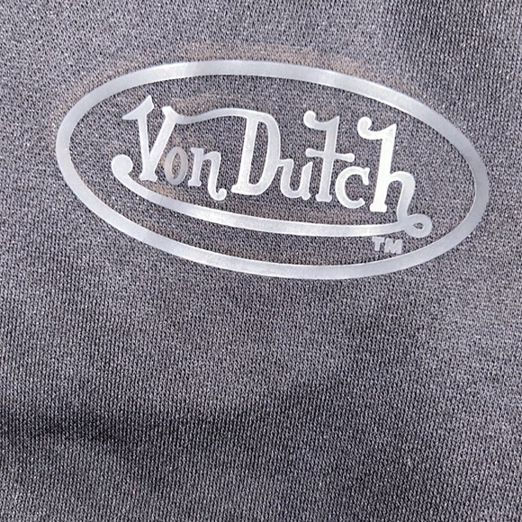 Nwt Von Dutch Black Joggers with pockets and drawstring - Picture 3 of 6